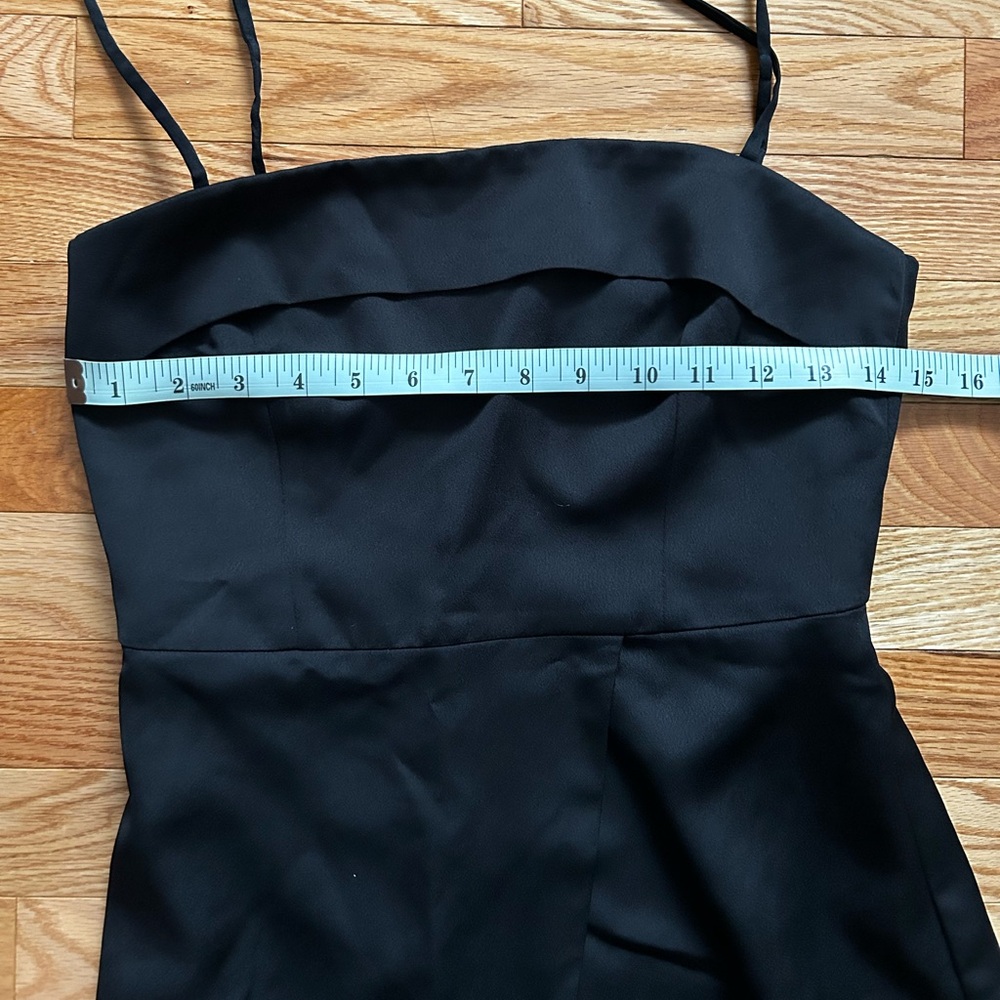 J. Crew Black Spaghetti-Strap Midi Dress - Picture 6 of 8